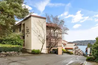 View from top of the street.