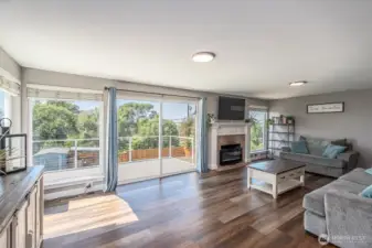 Look at those windows! so much space to enjoy the views. Secondary patio access as well!