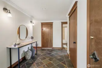 Large Foyer with Closet Storage