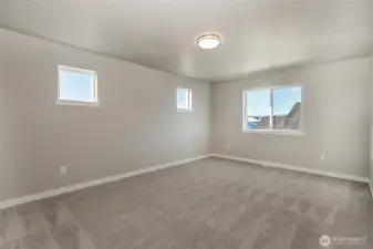 Large guest bedrooms in upper level of like home.