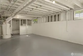 The lower level.  Neat as a pin.  The current owner loved it as is, but if the new buyer wants a cozy rec-room, a workout room, hobby area...the space is here!!!