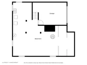 Lower level floorplan.