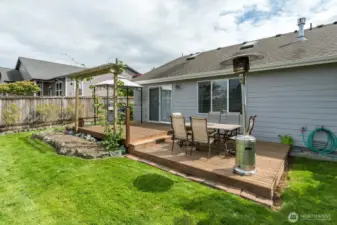 Nice big deck that is perfect for entertaining and BBQ's.