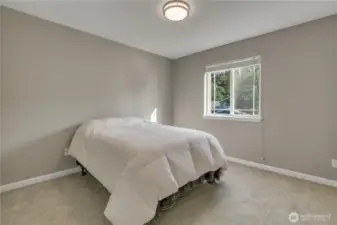 This is the third bedroom. All are large!