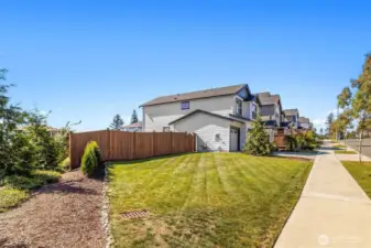Spacious corner lot