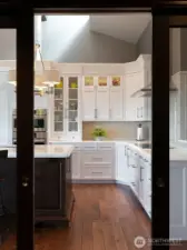 Office View of Kitchen