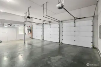 3 Car Garage w/storage
