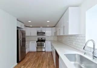 Photos of Unit B before tenant moved in