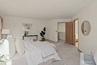 Primary has plenty of natural light