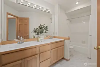 Main Bath with double sinks
