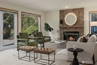 Family Room with Fireplace