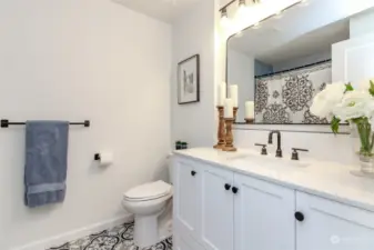 updated full bathroom