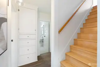 Built-In Hallway Cabinets