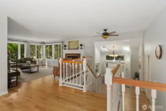 Abundant of natural light flows through the house!