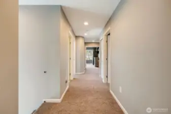 Upper floor hallway