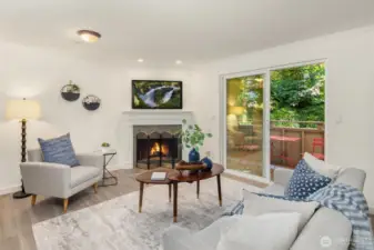 Fresh paint and new vinyl plank floors throughout this spacious condo