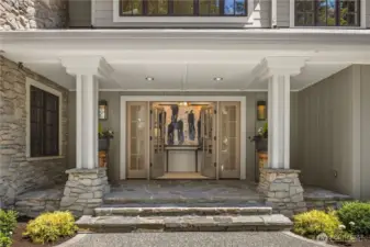 This exceptional home strikes a perfect balance between old world charm and modern luxury