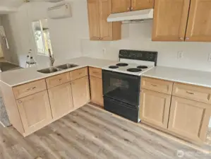New kitchen cabinetry and Quartz countertops