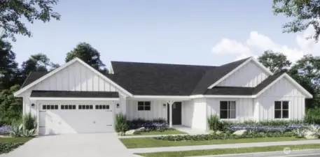 Saratoga Plan in the Farm House style Option
