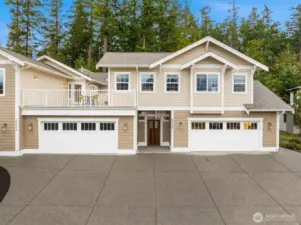 Spacious 2 car garage.