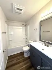 Nicely updated full bathroom -107