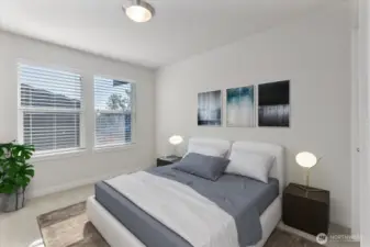 2nd bedroom. Virtually staged.
