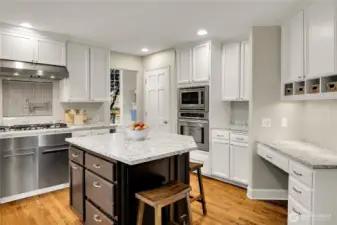 A perfect Kitchen where "Life Happens" and friends gather.