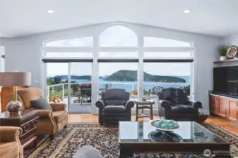 Large Living Area with Vaulted Ceiling