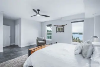 Third Bedroom has wonderful marine views