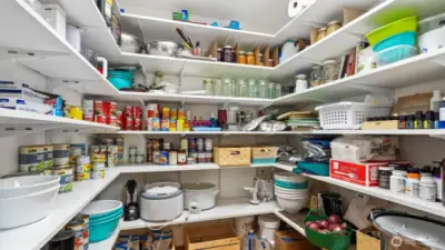 Large walk-in pantry