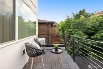 Step out onto your private balcony — perfect for morning coffee, evening sunsets, or urban gardening.