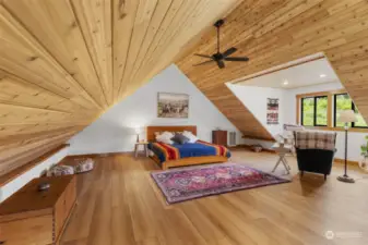 Huge loft bedroom