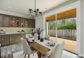 Dining area in eat-in kitchen
