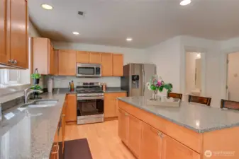 Entertaining kitchen