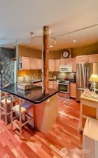 Granite tile counter top/kitchen