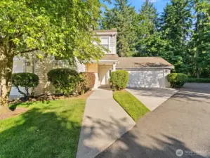 Nestled in the NE corner of the complex and backing to a greenbelt with a private fenced backyard, this ground floor unit offers privacy and tranquility.