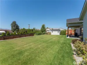 Private rear yard