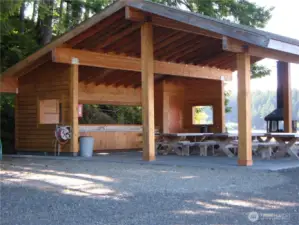 Another of several covered picnic areas.  This one at our own Indian Cove Marina.
