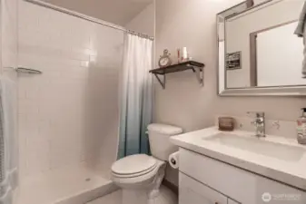 3/4 bathroom on the main floor!