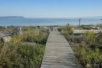 private beach access