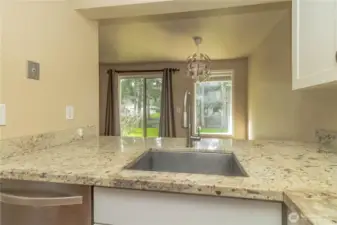 View of your patio and open green space