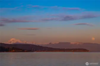 Mount Baker from Ferry