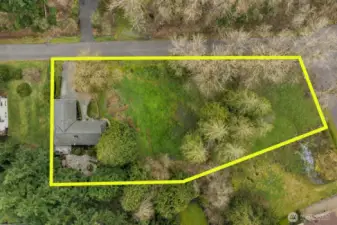 Three tax parcels in all, over an acre+ in a quiet, friendly, convenient neighborhood in the coveted Northshore School District.