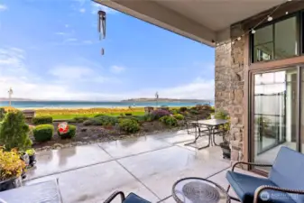 Relax and feel the cool breeze from the water.