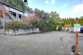 Dedicated Parking w/ Two Spots Directly in Front~