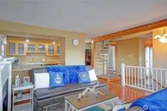 Exposed Beams and Bright Finishes~