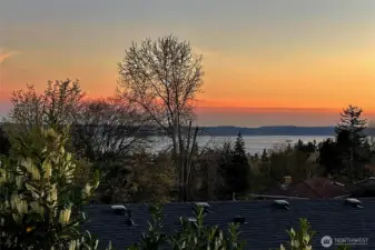 Sunset from your deck