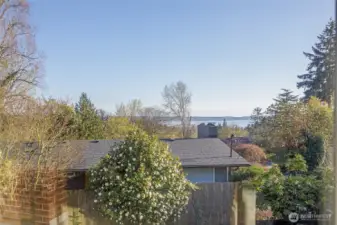 View of Puget Sound from the living room