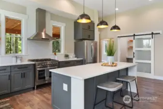 This is a Great Working Kitchen with Wonderful Prep Areas, Good Storage and Energy Efficient Appliances.