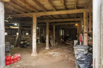 Lower barn area